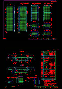 普通鋼筋布置圖cad圖紙