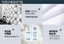 淘寶詳情頁材質說明 纖維混紡