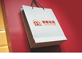 logo設計  房子 笑臉 超市