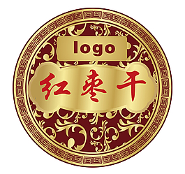 通用包裝盒內(nèi)置標(biāo)簽紅棗片盒蓋 紅棗干標(biāo)簽
