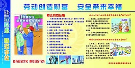 勞動(dòng)創(chuàng)造財(cái)富安全帶來(lái)幸福圖片