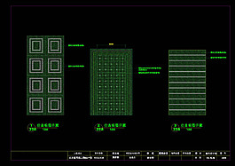 仿古銀箔大樣cad圖紙