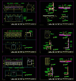 洗手臺(tái)大樣cad圖紙