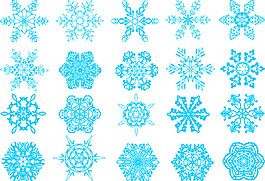 雪花AI矢量素材