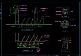 門柱細(xì)部及側(cè)面