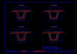 小箱梁普通鋼筋cad圖紙