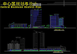 中心區總圖cad圖紙