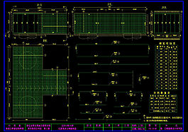 過渡墩承臺cad圖素材