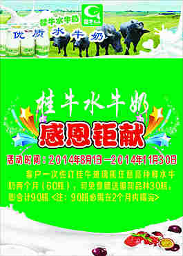 桂牛水牛奶