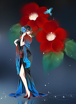 插畫的潮流時(shí)尚表現(xiàn)
