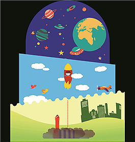 ABC童裝櫥窗 宇宙探險