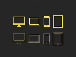 ios的全套設備圖標