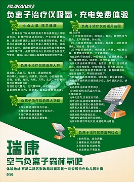 關(guān)于負(fù)離子治療儀宣傳單