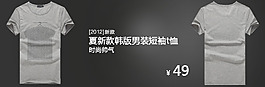 男士T恤海報(bào)
