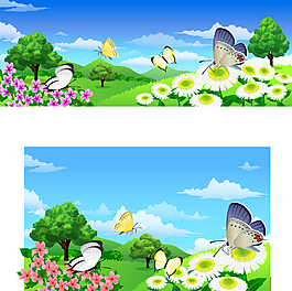 蝴蝶采花蜜