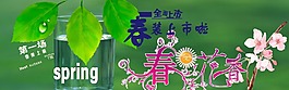 淘寶春裝促銷海報(bào)