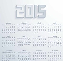 2015年歷設計圖片