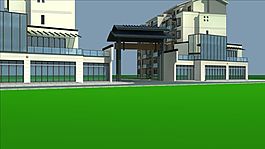 商業(yè)街模型