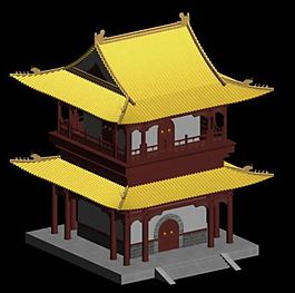 古代建筑模型