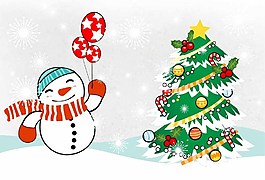 圣誕雪人圖片