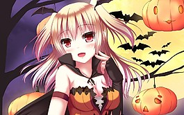 短发马尾少女