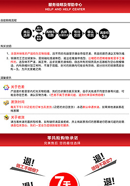 购物流程 购物承诺