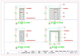 一層臥室cad圖紙