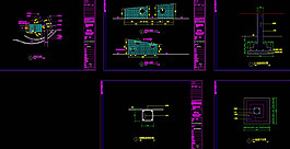 景墻詳圖cad圖紙