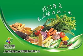 綠色蔬菜海報