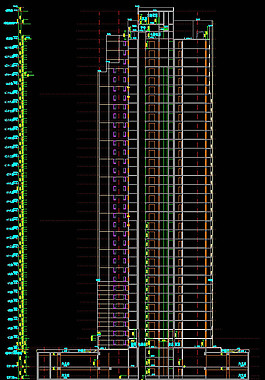 剖面圖cad景觀圖