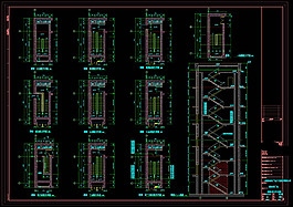 樓梯cad建筑圖