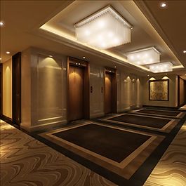 酒店走廊模型