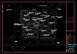 城市建筑總平面cad圖紙