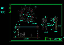 柱廊cad圖紙