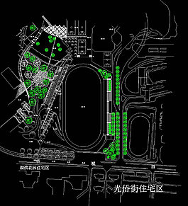 城市生態(tài)廣場cad圖