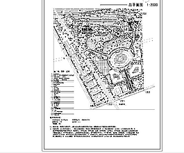 公園cad圖紙