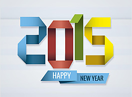 2015新年元旦矢量素材