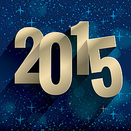 2015新年元旦節日矢量素材