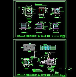 保安亭建筑施工图