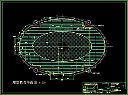 雕塑舞台平面图