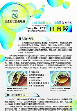 白内障医疗展板
