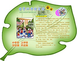 學校教育展板