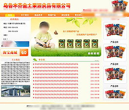 食品簡(jiǎn)潔模板