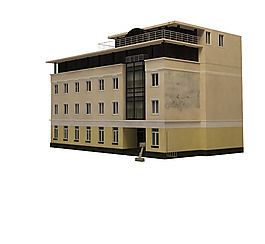 住宅樓3d模型