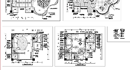 總統(tǒng)套房裝修圖CAD圖