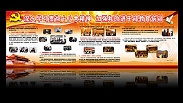 十八大精神展板模板