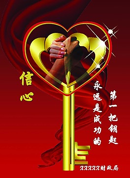 信心是成功的第一把鑰匙