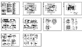 二層別墅建筑CAD圖紙