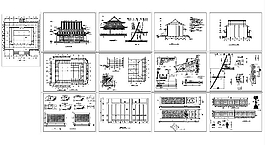 寶殿建筑cad