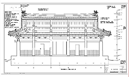 大學建筑cad圖紙